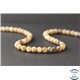 Perles en pierre de soleil noire - Rondes/6mm - Grade A