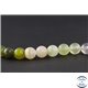 Perles en agate verte du Brésil - Rondes/8mm - Grade A