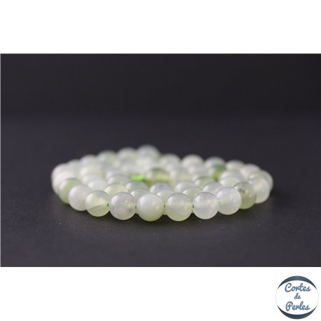 Perles en new jade - Rondes/8mm