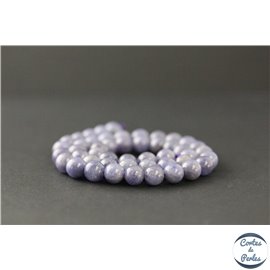 Perles en tanzanite de Tanzanie - Rondes/8mm - Grade A