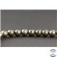 Perles en pyrite - Rondes/6mm - Grade AB