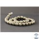 Perles en pyrite - Rondes/8mm - Grade AB