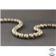 Perles en pyrite - Rondes/8mm - Grade AB