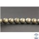 Perles en pyrite - Rondes/8mm - Grade AB