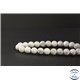 Perles en howlite - Rondes/8mm