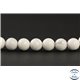 Perles en howlite - Rondes/8mm