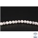 Perles en howlite - Rondes/4mm