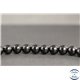 Perles en agate noire - Rondes/8mm - Grade A