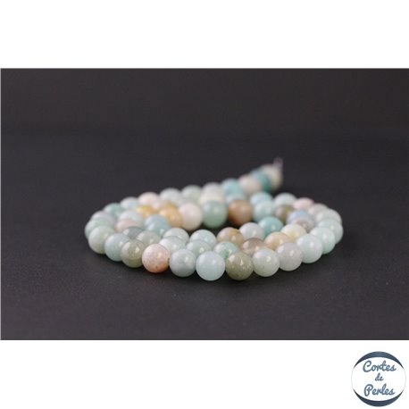 Perles en amazonite - Rondes/6mm