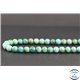 Perles en turquoise du Pérou - Rondes/6mm - Grade A