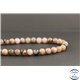 Perles en rhodonite du Mexique - Rondes/8mm - Grade B+