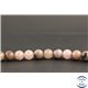 Perles en rhodonite du Mexique - Rondes/8mm - Grade B+