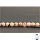 Perles en rhodonite du Mexique - Rondes/8mm - Grade B+