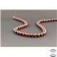 Perles en jaspe bréchique de Madagascar - Rondes/6mm - Grade A