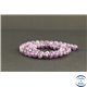 Perles en améthyste à chevron du Brésil - Rondes/6mm - Grade B+