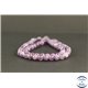 Perles en améthyste à chevron du Brésil - Rondes/6mm - Grade B+