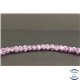 Perles en améthyste à chevron du Brésil - Rondes/6mm - Grade B+