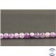 Perles en améthyste à chevron du Brésil - Rondes/6mm - Grade B+
