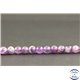 Perles en améthyste du Brésil - Rondes/6mm - Grade B+