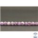 Perles en améthyste à chevron du Brésil - Rondes/6mm - Grade B+