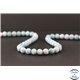 Perles en larimar de République Dominicaine - Rondes/8mm - Grade A