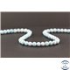 Perles en larimar de République Dominicaine - Rondes/6mm - Grade A