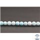 Perles en larimar de République Dominicaine - Rondes/6mm - Grade A