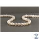 Perles facettées en agate rubanée du Brésil - Rondes/8mm - Grade A