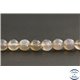 Perles facettées en agate rubanée du Brésil - Rondes/8mm - Grade A