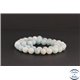 Perles facettées en amazonite du Brésil - Rondes/8mm - Grade A