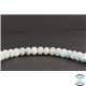 Perles facettées en amazonite du Brésil - Rondes/8mm - Grade A