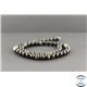 Perles dépolies en obsidienne dorée du Mexique - Rondes/6mm - Grade A