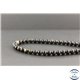 Perles dépolies en obsidienne dorée du Mexique - Rondes/6mm - Grade A