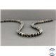 Perles dépolies en obsidienne dorée du Mexique - Rondes/6mm - Grade A