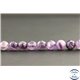 Perles facettées en améthyste à chevron du Brésil - Rondes/8mm - Grade A