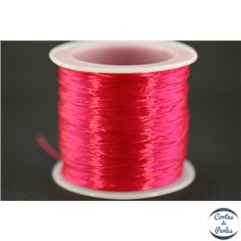 Bobine de fil élastique - 0,6 mm - Rose