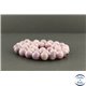 Perles en lépidolite violette de Madagascar - Rondes/10mm - Grade A