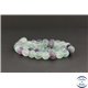 Perles dépolies en fluorite d'Afrique du Sud - Rondes/8mm - Grade A