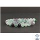 Perles dépolies en fluorite d'Afrique du Sud - Rondes/8mm - Grade A