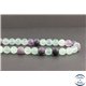 Perles dépolies en fluorite d'Afrique du Sud - Rondes/8mm - Grade A