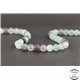 Perles dépolies en fluorite d'Afrique du Sud - Rondes/8mm - Grade A