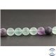 Perles dépolies en fluorite d'Afrique du Sud - Rondes/8mm - Grade A