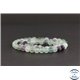 Perles dépolies en fluorite d'Afrique du Sud - Rondes/8mm - Grade A