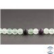 Perles dépolies en fluorite d'Afrique du Sud - Rondes/8mm - Grade A