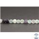 Perles dépolies en fluorite d'Afrique du Sud - Rondes/8mm - Grade A