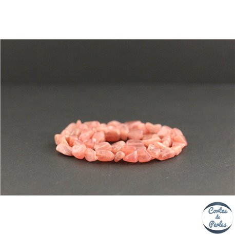 Perles en rhodochrosite d'Argentine - Nuggets/6-9mm - Grade A