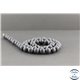 Perles dépolies en obsidienne du Mexique - Rondes/8mm