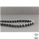 Perles dépolies en obsidienne du Mexique - Rondes/8mm