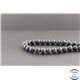 Perles dépolies en obsidienne du Mexique - Rondes/8mm