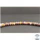 Perles dépolies en jaspe mookaite d'Australie - Rondes/6mm